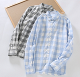 Long Sleeve Casual Loose Square Collar Trendy Men's Shirt