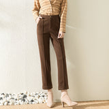 Women's High Waist Autumn And Winter Straight Loose Casual Pants