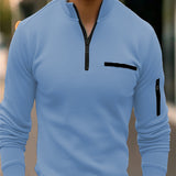 Sudadera con cremallera POLO deportiva de moda para hombre