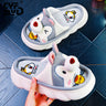 Animals Slippers Women Platform Shoes Cute Cartoon Thick Sole Home Slippers Bear Slippers Shark Slippers House Children Slippers