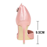 BIGTREE Shoes Women High Heels Rhinestone Woman Pumps Stiletto Silk Satin Women Heels Shoes Ladies Wedding Shoes Women Sandals