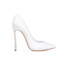 Bridal Pumps Women Pearl Embellished Blade Heels Pointed Toe Slip-On High Heel Dress Shoes Metal Heel Suede Wedding Heel Heels