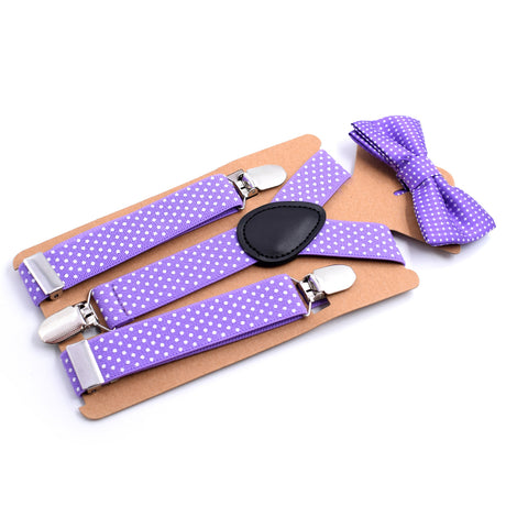 Three-clip Y-shaped Bow Tie Set Children's Shoulder Strap