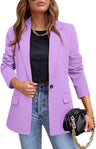 Women's Casual Suit Jacket Long Sleeve