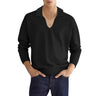 Men's Fashion Casual Solid Color Long Sleeve