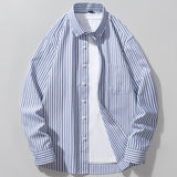 Camisa Oxford de manga larga para hombre