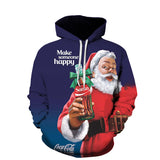 Men's And Women's Fashion Casual 3D Printing Hooded Pullover