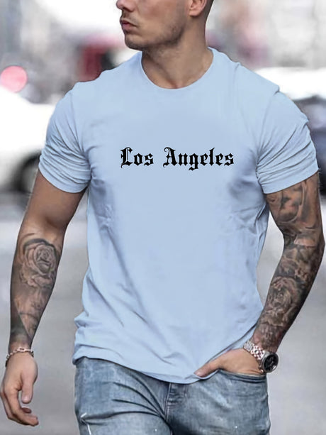 Men's Round Neck Plus Size T-shirt Personalized Patterns Printed Short Sleeve