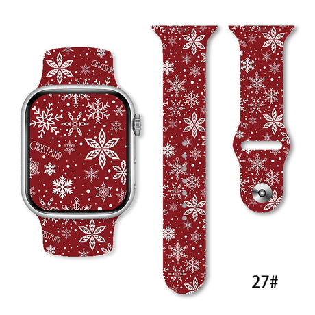 Christmas Silicone Strap Printing Suitable