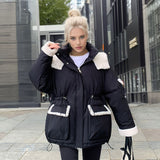 Lamb Wool Cotton-padded Jacket Women's Korean Style