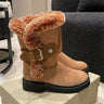 Women's Winter Warm Fleece-lined Thick Fashion Snow Boots