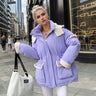 Lamb Wool Cotton-padded Jacket Women's Korean Style