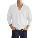 Men's Fashion Casual Solid Color Long Sleeve