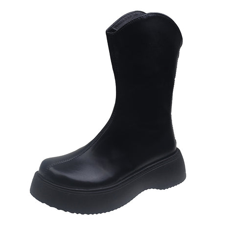 Platform Martin Boots Female Retro British Style