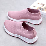Women's Flying Woven Shoes Breathable Lightweight Mesh Surface