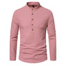 Men's Long-sleeved Striped Shirt Fashion Brand