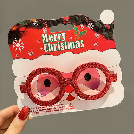 Christmas Elk Glasses Frame Dress Up Couple