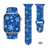 Christmas Silicone Strap Printing Suitable