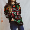 Women's Stylish Loose Round Neck Long-sleeved Sweater