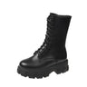 Platform Martin Boots Women's Mid Boots Side Zipper