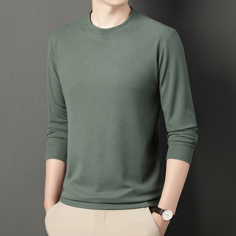 Young And Middle-aged Fashionable All-match Round Neck Sweater