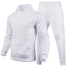 Slim Fit Solid Color Hoodie Suit Men's Clothing