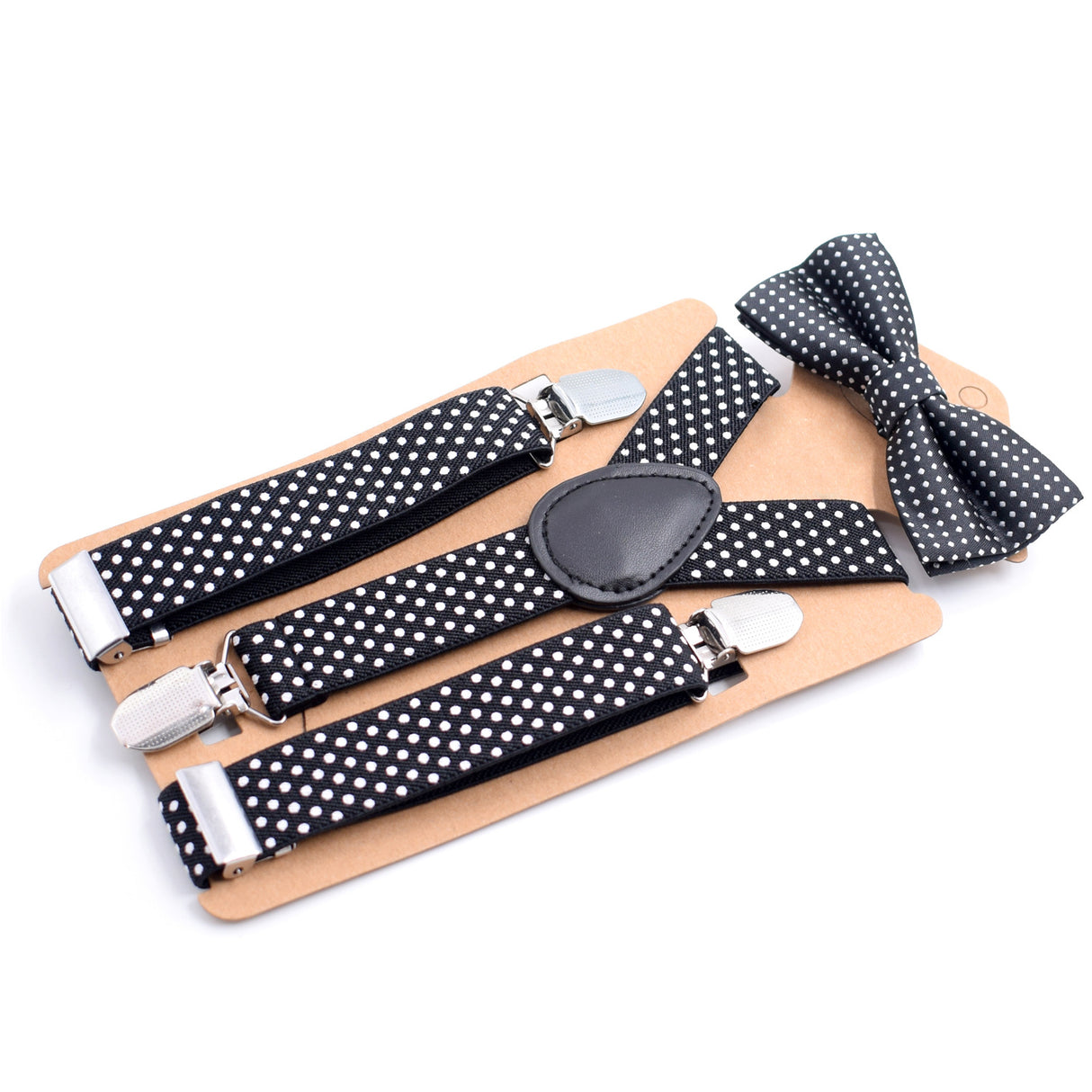 Three-clip Y-shaped Bow Tie Set Children's Shoulder Strap