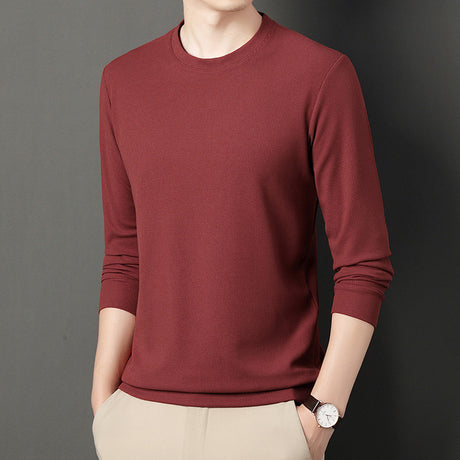 Young And Middle-aged Fashionable All-match Round Neck Sweater