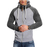 Men's Sports Fleece Cardigan Multicolor Hoodie