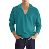 Men's Fashion Casual Solid Color Long Sleeve