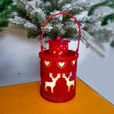 Christmas Candle Lights LED Small Lanterns Wind Lights Electronic Candles Nordic Style Creative Holiday Decoration Decorations