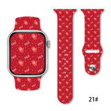 Christmas Silicone Strap Printing Suitable