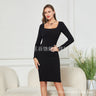 Long Sleeve Tight Skirt Siamese Body Shaping