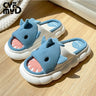 Animals Slippers Women Platform Shoes Cute Cartoon Thick Sole Home Slippers Bear Slippers Shark Slippers House Children Slippers