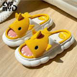 Animals Slippers Women Platform Shoes Cute Cartoon Thick Sole Home Slippers Bear Slippers Shark Slippers House Children Slippers