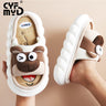 Animals Slippers Women Platform Shoes Cute Cartoon Thick Sole Home Slippers Bear Slippers Shark Slippers House Children Slippers