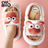 Animals Slippers Women Platform Shoes Cute Cartoon Thick Sole Home Slippers Bear Slippers Shark Slippers House Children Slippers