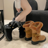 Women's Winter Warm Fleece-lined Thick Fashion Snow Boots