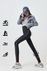 Line Dungarees Thick Shark Pants High Waist Hip Lift Leggings