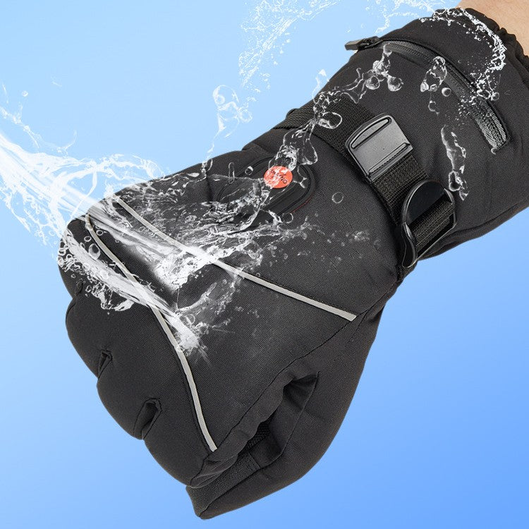 Winter Heating Gloves Can Be Charged On Touch Screen