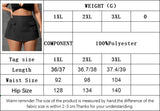 Plus Size Women's Clothes Autumn And Winter Elastic Waist Overalls Straight Shorts