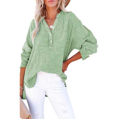 Loose Casual Style Cotton Pullover