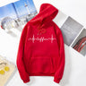 Harajuku Style Fleece-lined Thickened Hooded Sweatshirt