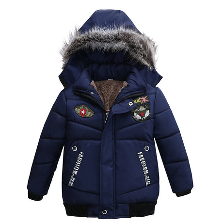 Small And Medium-Sized Boys Cotton-Padded Jackets