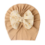 Children's Bow Knot Pullover Hat Baotou