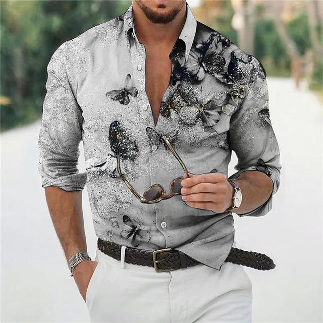 Camisa floral suelta para hombre Playa Retro