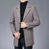 Woolen Woolen Coat Men's Autumn Winter Business In Britain