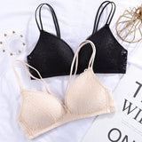 Lace Thin Clothes Without Steel Ring Push Up Bras