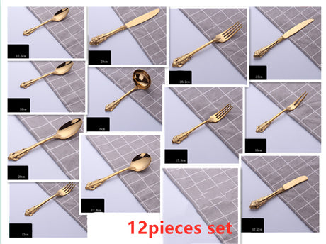 Four-piece Stainless Steel Cutlery Spoon