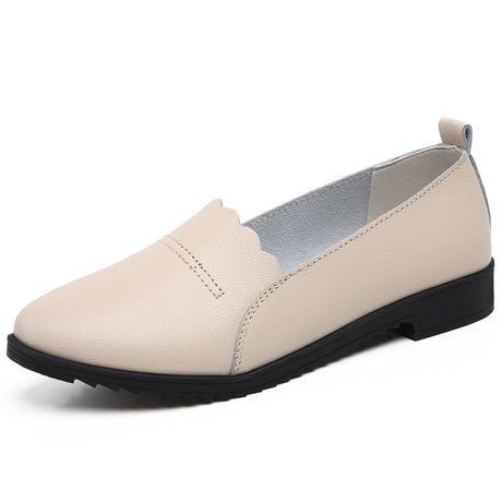 Women's Fashion Soft Bottom Cowhide Casual Shoes